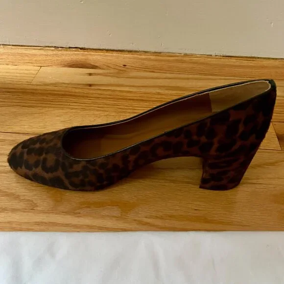 Margaux Leopard Print Heel Size 41 Narrow, Never Worn - Picture 2 of 4